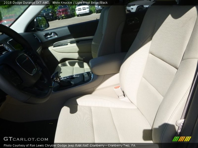 White Knuckle / Light Frost Beige/Black 2018 Dodge Durango SXT AWD