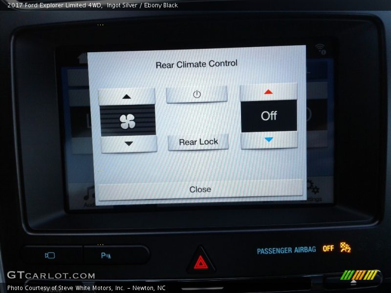 Ingot Silver / Ebony Black 2017 Ford Explorer Limited 4WD