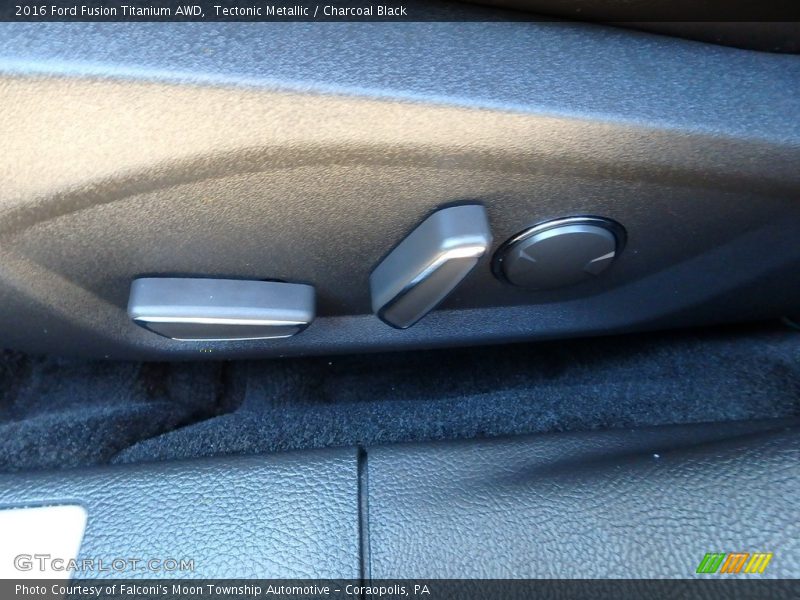 Tectonic Metallic / Charcoal Black 2016 Ford Fusion Titanium AWD