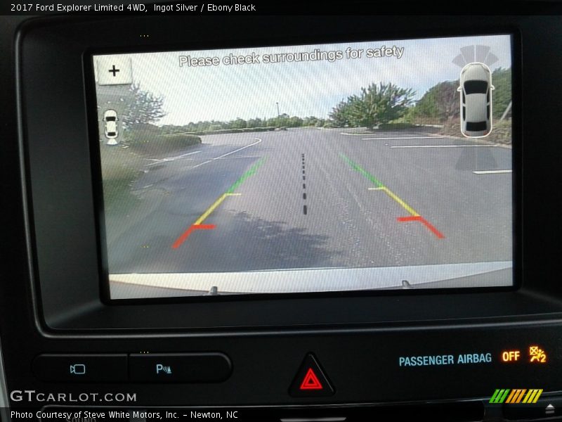 Ingot Silver / Ebony Black 2017 Ford Explorer Limited 4WD