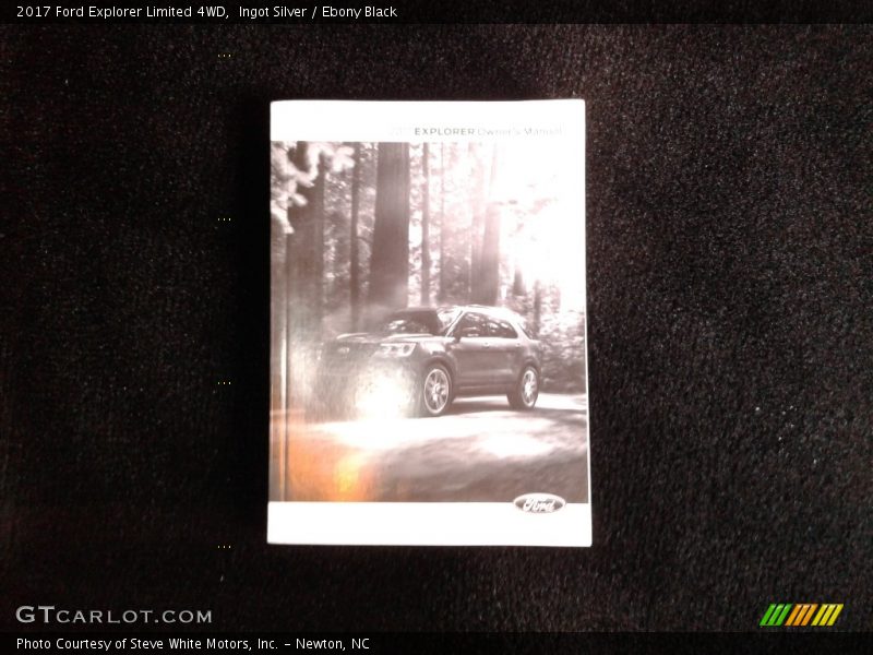 Ingot Silver / Ebony Black 2017 Ford Explorer Limited 4WD
