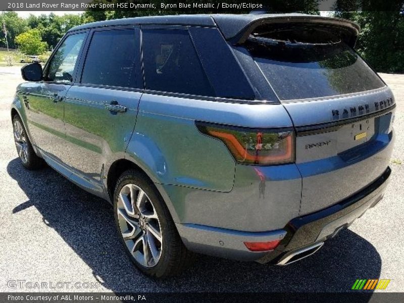 Byron Blue Metallic / Ebony/Eclipse 2018 Land Rover Range Rover Sport HSE Dynamic
