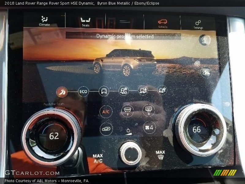 Byron Blue Metallic / Ebony/Eclipse 2018 Land Rover Range Rover Sport HSE Dynamic