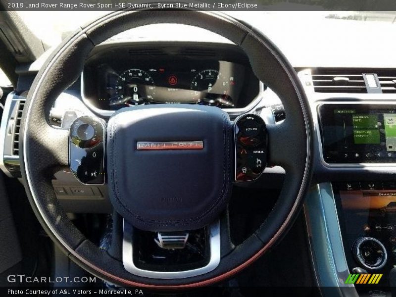 Byron Blue Metallic / Ebony/Eclipse 2018 Land Rover Range Rover Sport HSE Dynamic