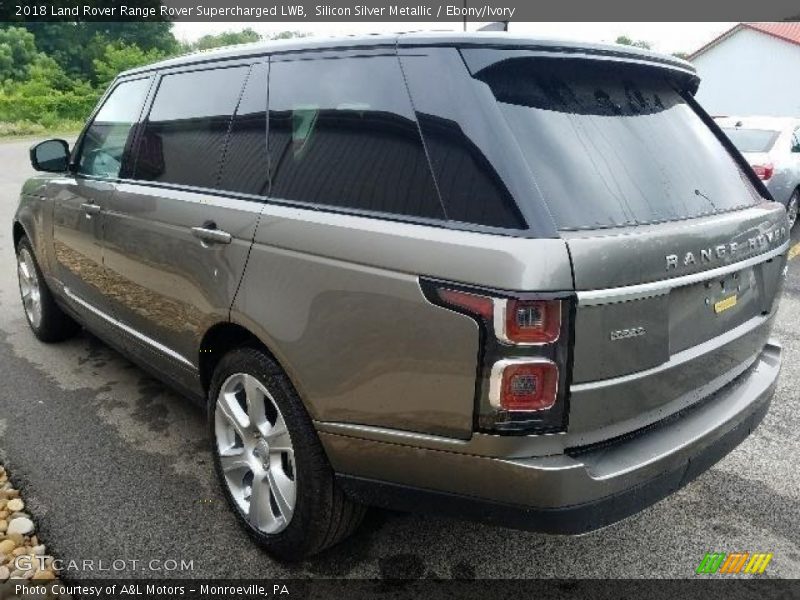 Silicon Silver Metallic / Ebony/Ivory 2018 Land Rover Range Rover Supercharged LWB
