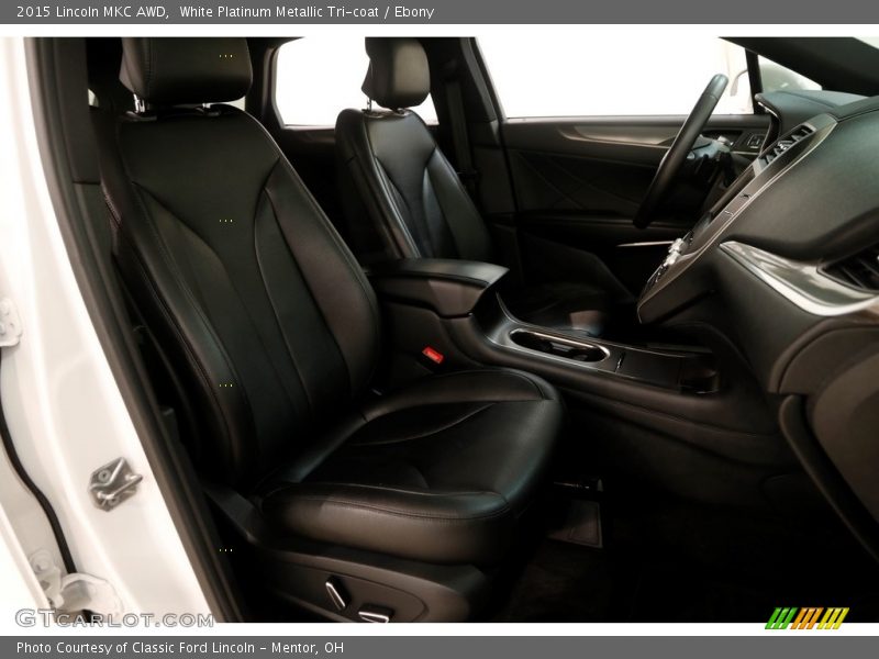 White Platinum Metallic Tri-coat / Ebony 2015 Lincoln MKC AWD
