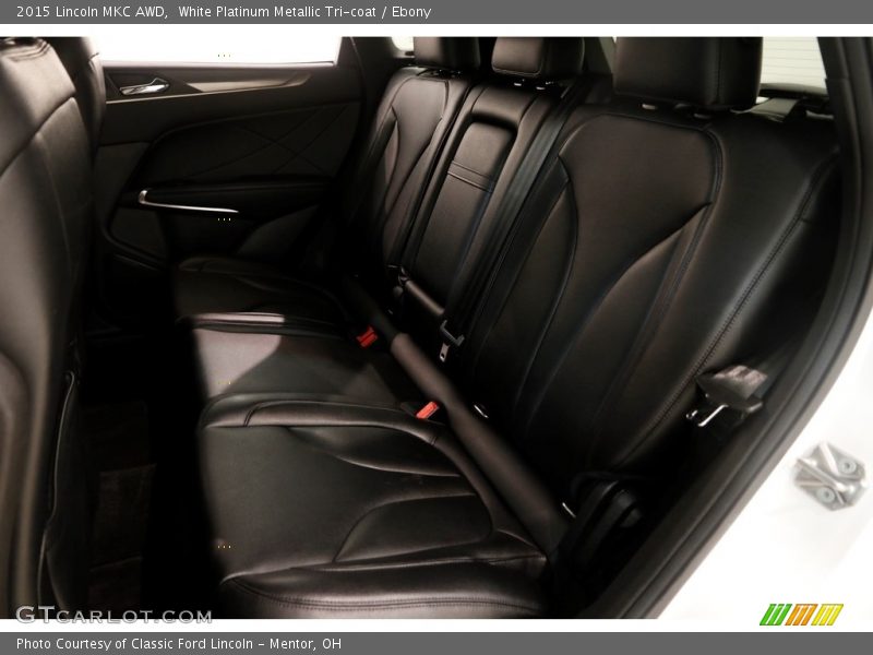 White Platinum Metallic Tri-coat / Ebony 2015 Lincoln MKC AWD