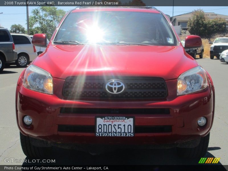 Barcelona Red Pearl / Dark Charcoal 2008 Toyota RAV4 Sport 4WD