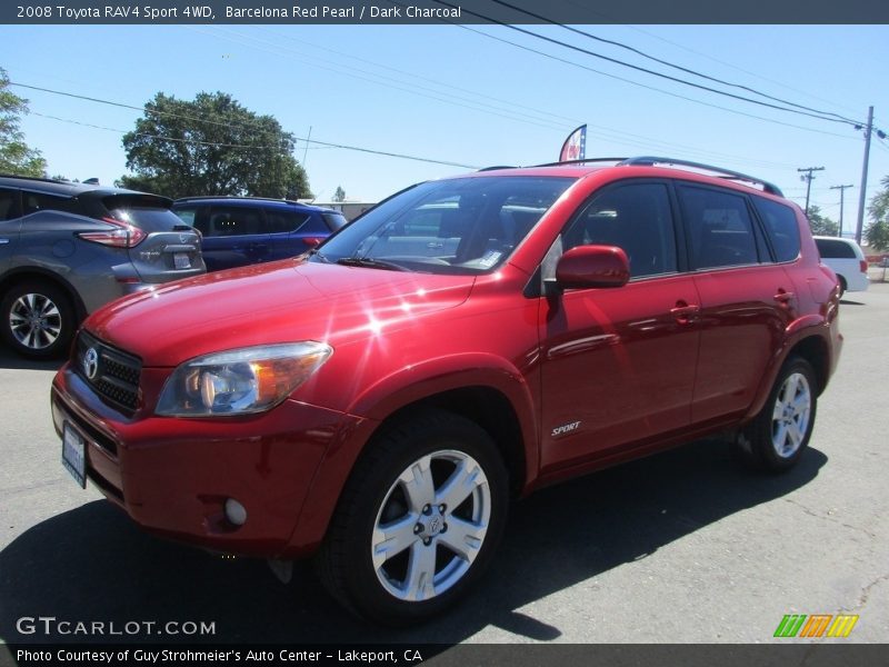 Barcelona Red Pearl / Dark Charcoal 2008 Toyota RAV4 Sport 4WD