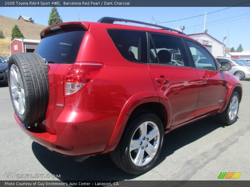 Barcelona Red Pearl / Dark Charcoal 2008 Toyota RAV4 Sport 4WD