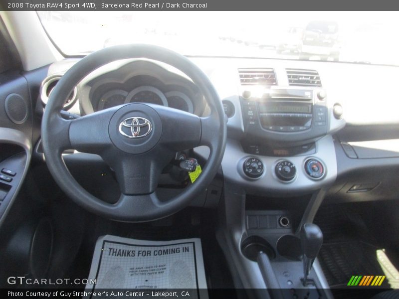 Barcelona Red Pearl / Dark Charcoal 2008 Toyota RAV4 Sport 4WD