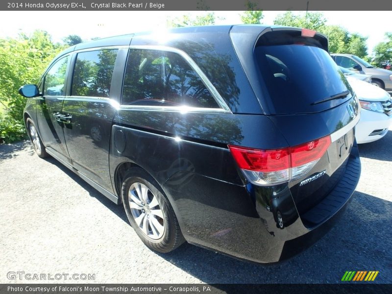 Crystal Black Pearl / Beige 2014 Honda Odyssey EX-L