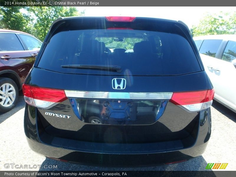 Crystal Black Pearl / Beige 2014 Honda Odyssey EX-L