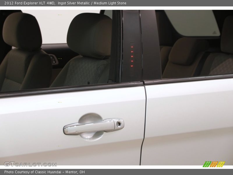 Ingot Silver Metallic / Medium Light Stone 2012 Ford Explorer XLT 4WD