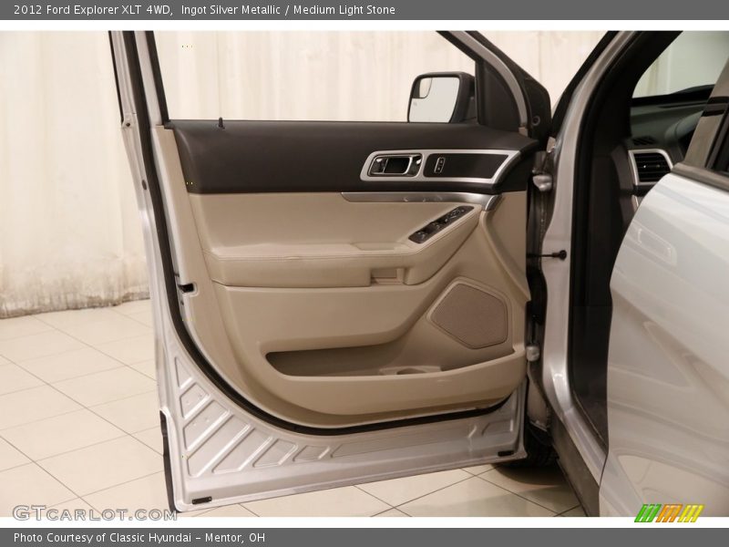 Ingot Silver Metallic / Medium Light Stone 2012 Ford Explorer XLT 4WD