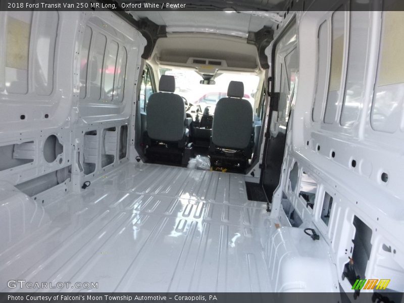 Oxford White / Pewter 2018 Ford Transit Van 250 MR Long