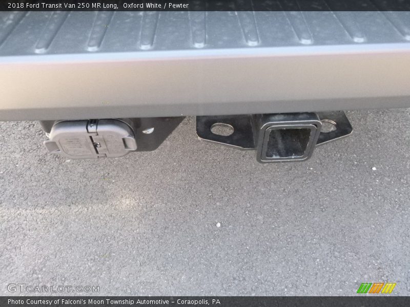 Oxford White / Pewter 2018 Ford Transit Van 250 MR Long