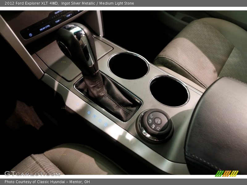 Ingot Silver Metallic / Medium Light Stone 2012 Ford Explorer XLT 4WD
