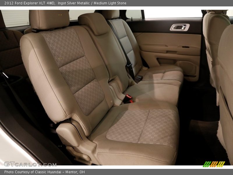 Ingot Silver Metallic / Medium Light Stone 2012 Ford Explorer XLT 4WD