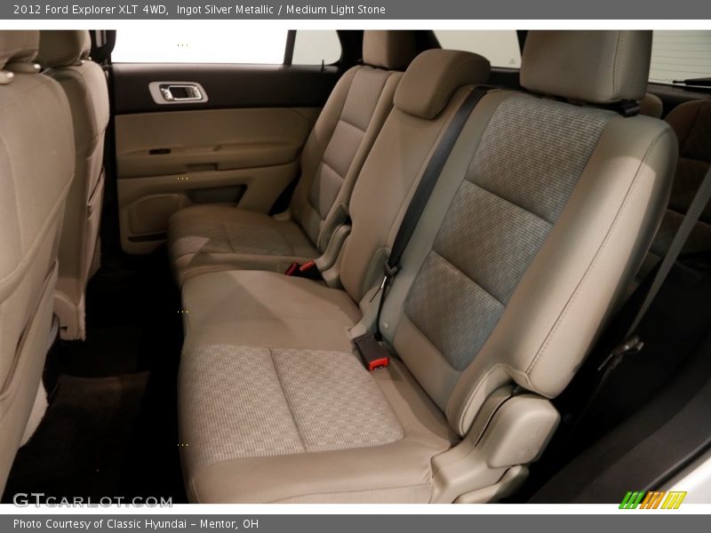 Ingot Silver Metallic / Medium Light Stone 2012 Ford Explorer XLT 4WD