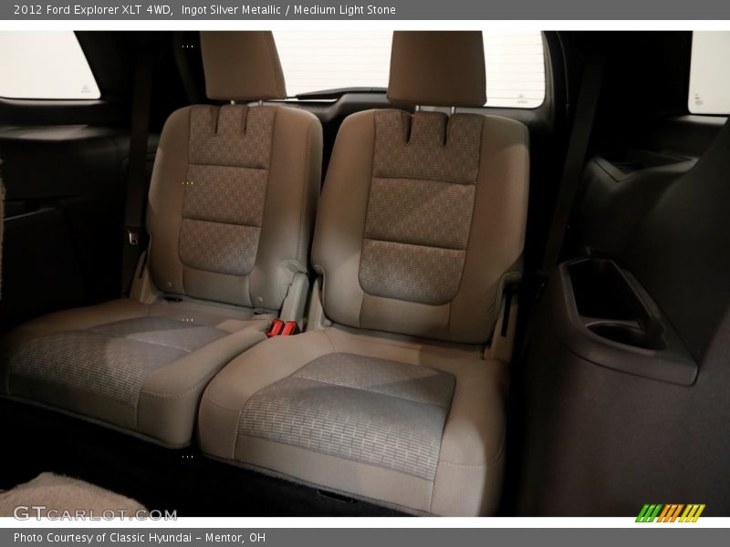 Ingot Silver Metallic / Medium Light Stone 2012 Ford Explorer XLT 4WD
