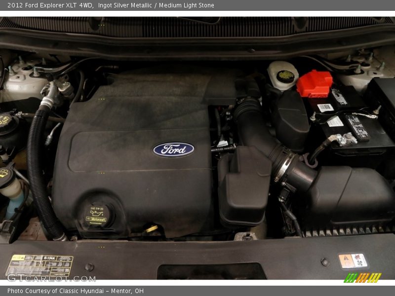 Ingot Silver Metallic / Medium Light Stone 2012 Ford Explorer XLT 4WD