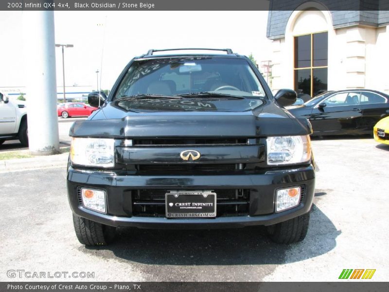 Black Obsidian / Stone Beige 2002 Infiniti QX4 4x4