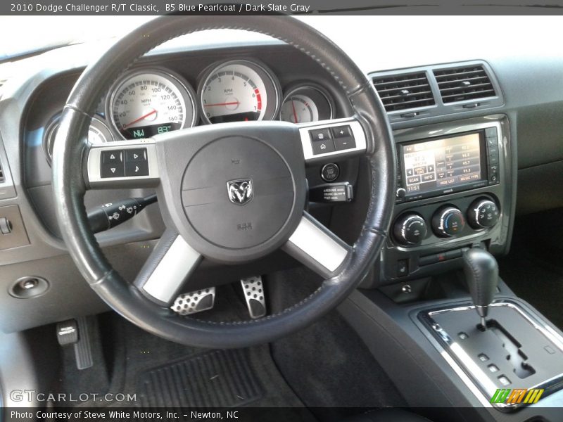 B5 Blue Pearlcoat / Dark Slate Gray 2010 Dodge Challenger R/T Classic