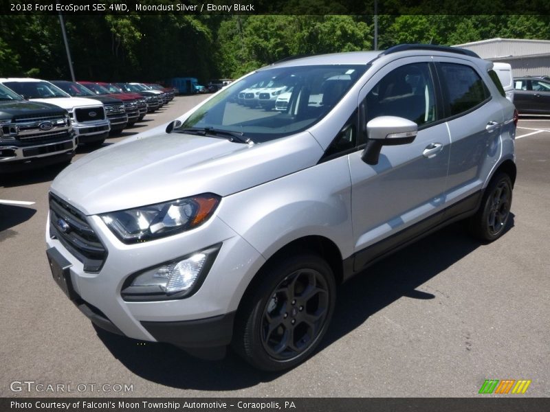 Moondust Silver / Ebony Black 2018 Ford EcoSport SES 4WD