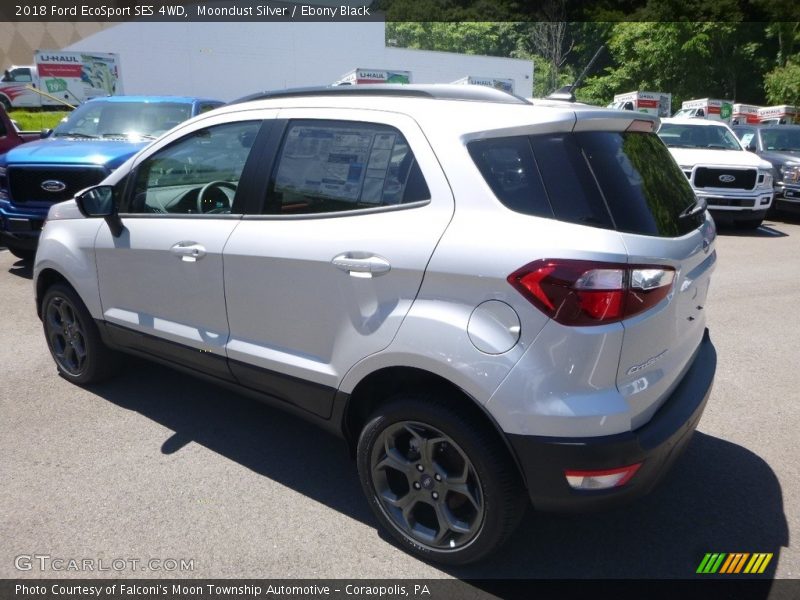 Moondust Silver / Ebony Black 2018 Ford EcoSport SES 4WD