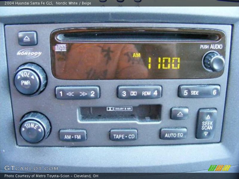 Nordic White / Beige 2004 Hyundai Santa Fe GLS