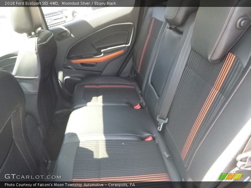 Moondust Silver / Ebony Black 2018 Ford EcoSport SES 4WD