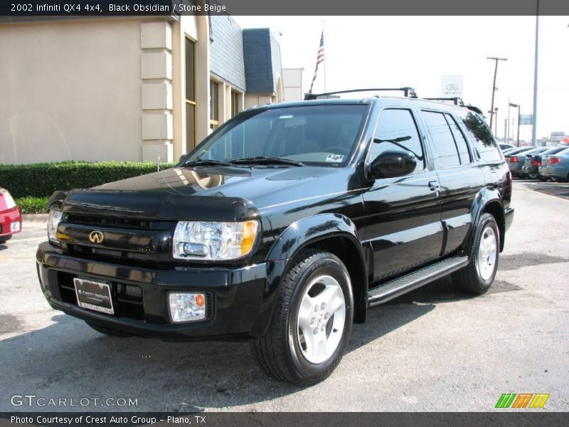 Black Obsidian / Stone Beige 2002 Infiniti QX4 4x4