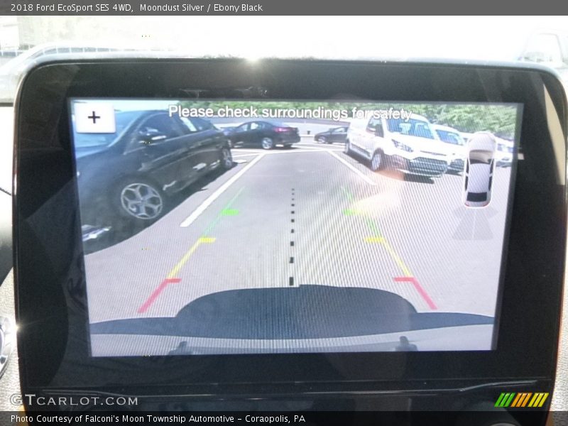 Moondust Silver / Ebony Black 2018 Ford EcoSport SES 4WD