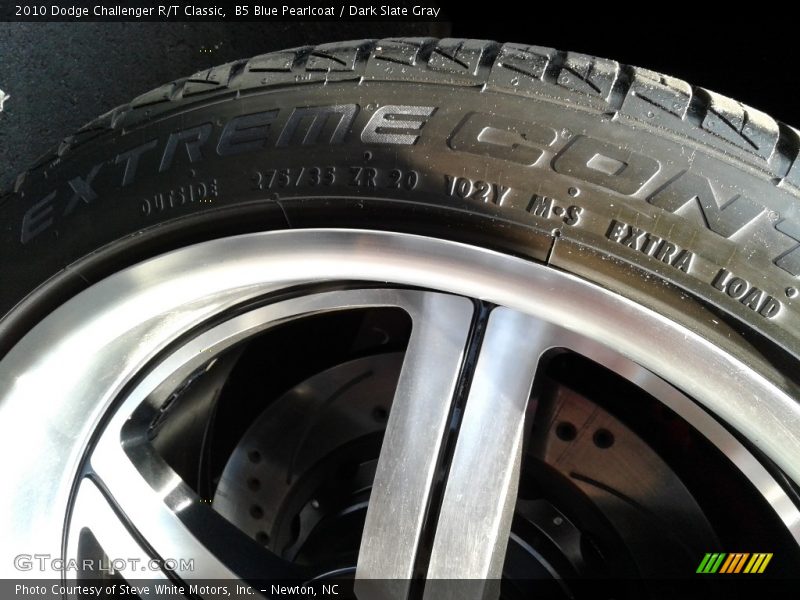 B5 Blue Pearlcoat / Dark Slate Gray 2010 Dodge Challenger R/T Classic