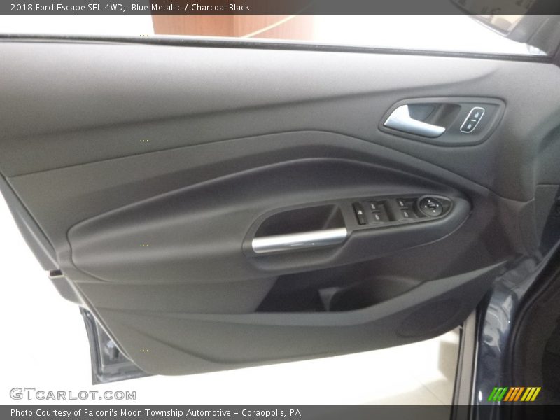 Blue Metallic / Charcoal Black 2018 Ford Escape SEL 4WD