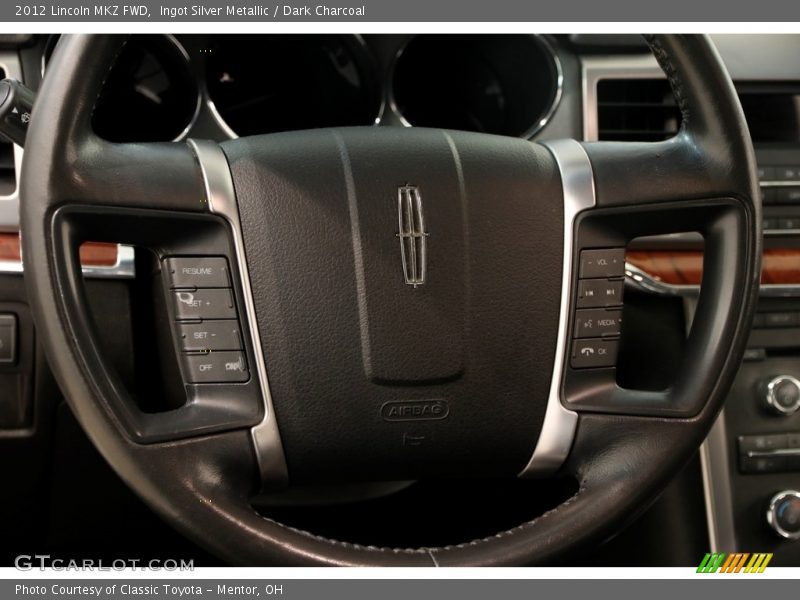 Ingot Silver Metallic / Dark Charcoal 2012 Lincoln MKZ FWD