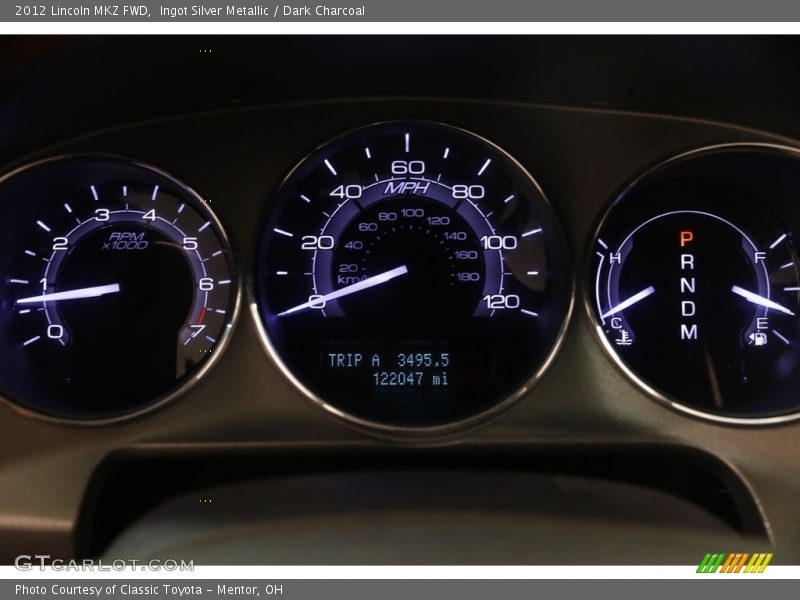 Ingot Silver Metallic / Dark Charcoal 2012 Lincoln MKZ FWD