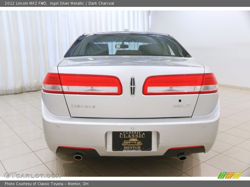 Ingot Silver Metallic / Dark Charcoal 2012 Lincoln MKZ FWD