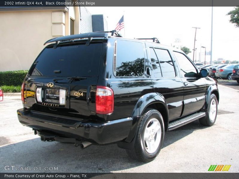 Black Obsidian / Stone Beige 2002 Infiniti QX4 4x4