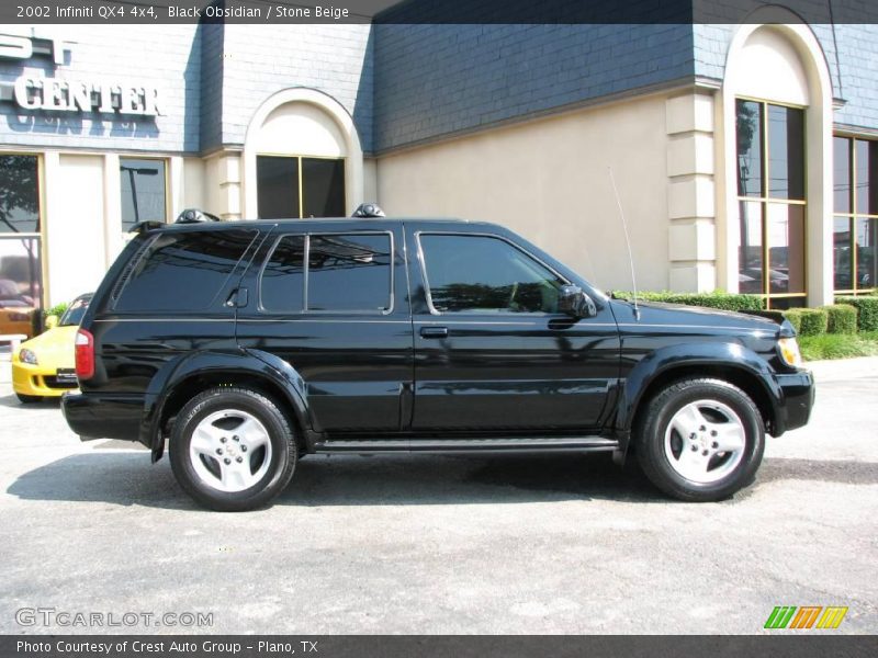 Black Obsidian / Stone Beige 2002 Infiniti QX4 4x4