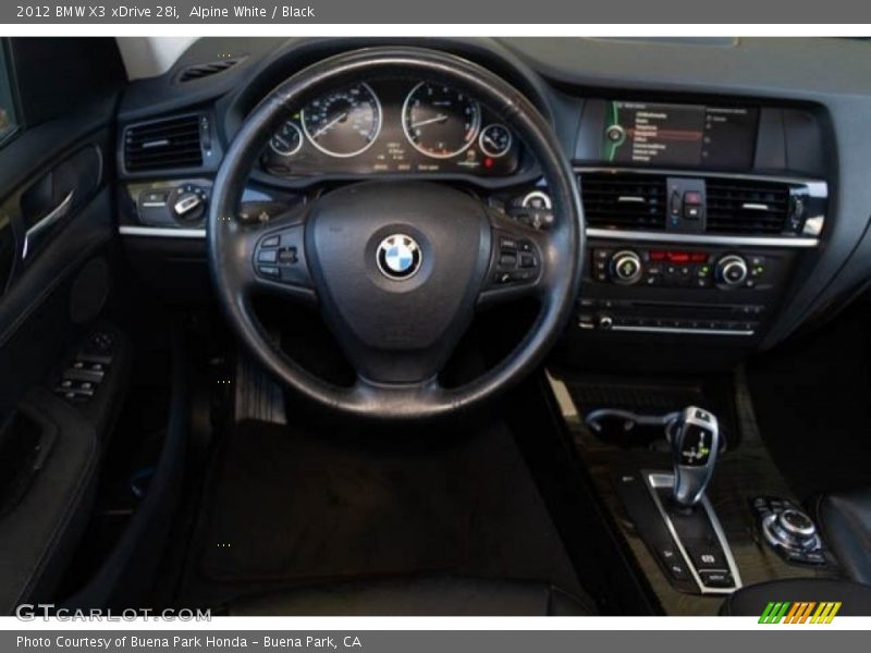 Alpine White / Black 2012 BMW X3 xDrive 28i