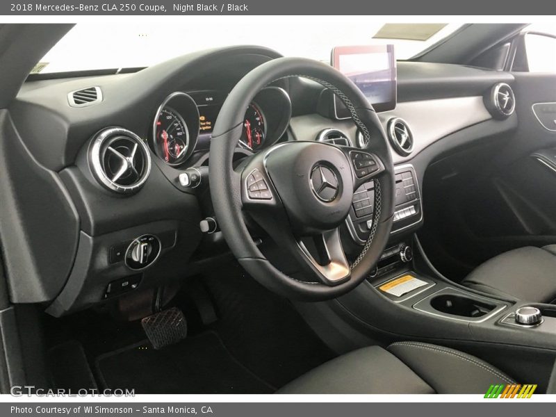 Night Black / Black 2018 Mercedes-Benz CLA 250 Coupe