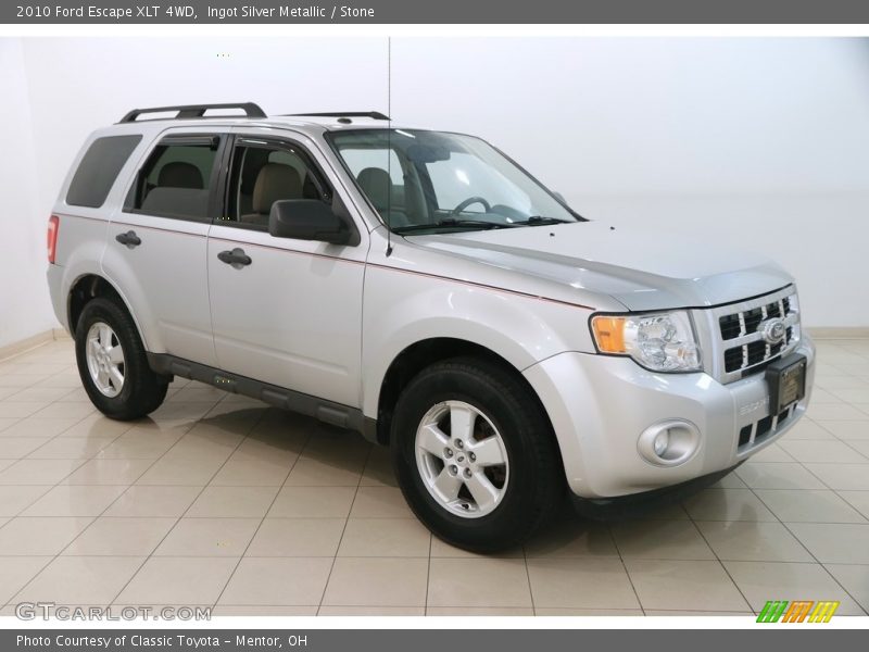 Ingot Silver Metallic / Stone 2010 Ford Escape XLT 4WD