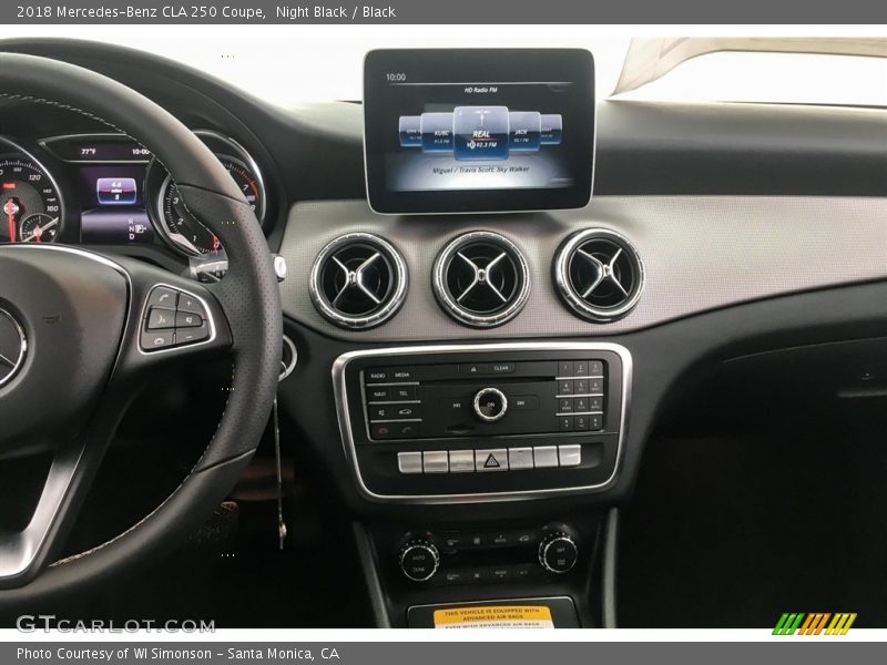 Night Black / Black 2018 Mercedes-Benz CLA 250 Coupe