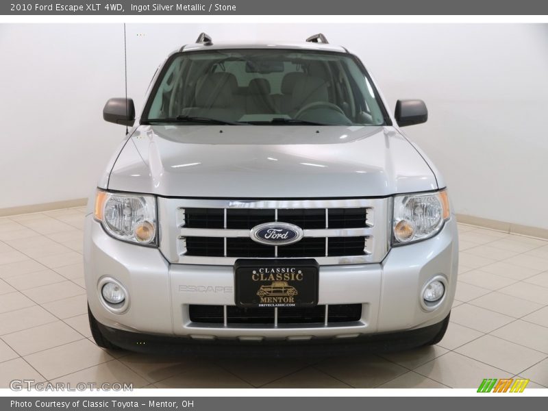 Ingot Silver Metallic / Stone 2010 Ford Escape XLT 4WD