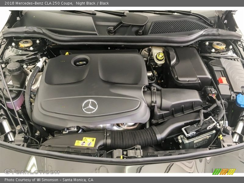 Night Black / Black 2018 Mercedes-Benz CLA 250 Coupe