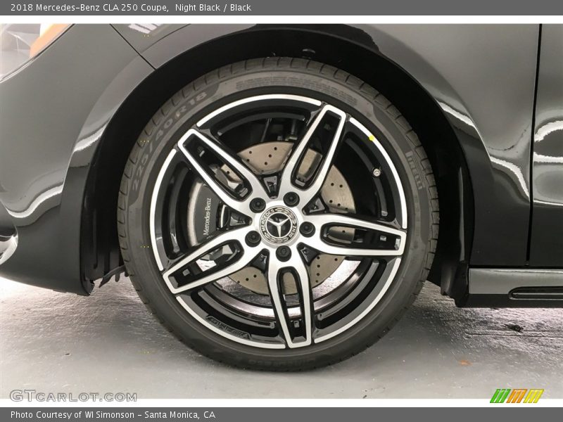 Night Black / Black 2018 Mercedes-Benz CLA 250 Coupe