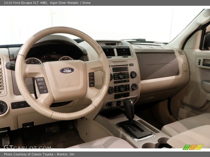 Ingot Silver Metallic / Stone 2010 Ford Escape XLT 4WD