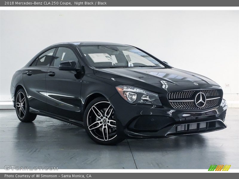 Night Black / Black 2018 Mercedes-Benz CLA 250 Coupe